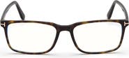 TOM FORD 54mm Rectangular Blue Light Blocking Glasses
