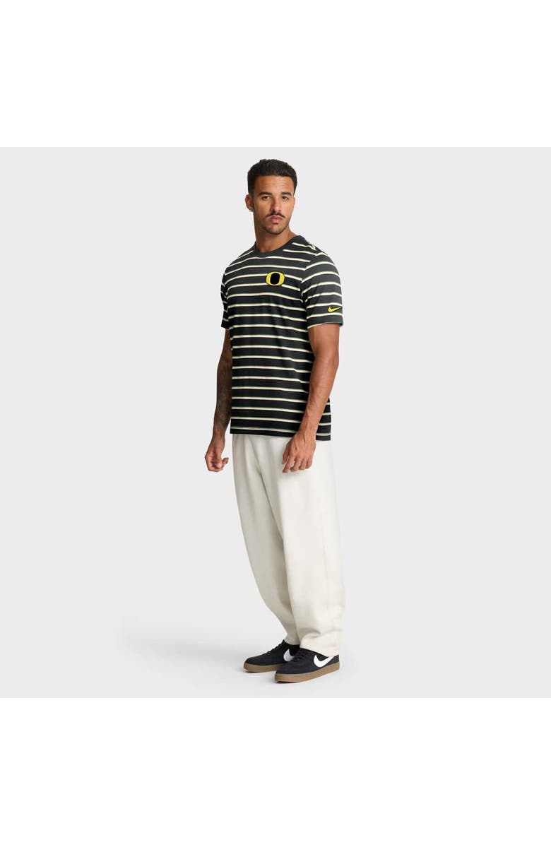 Nike Men's Nike Black Oregon Ducks Athletic Prep Legacy Summit Stripe T-Shirt, Alternate, color, Black
