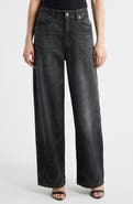 BOSS Orange Slouchy Rhinestone Wide Leg Jeans
