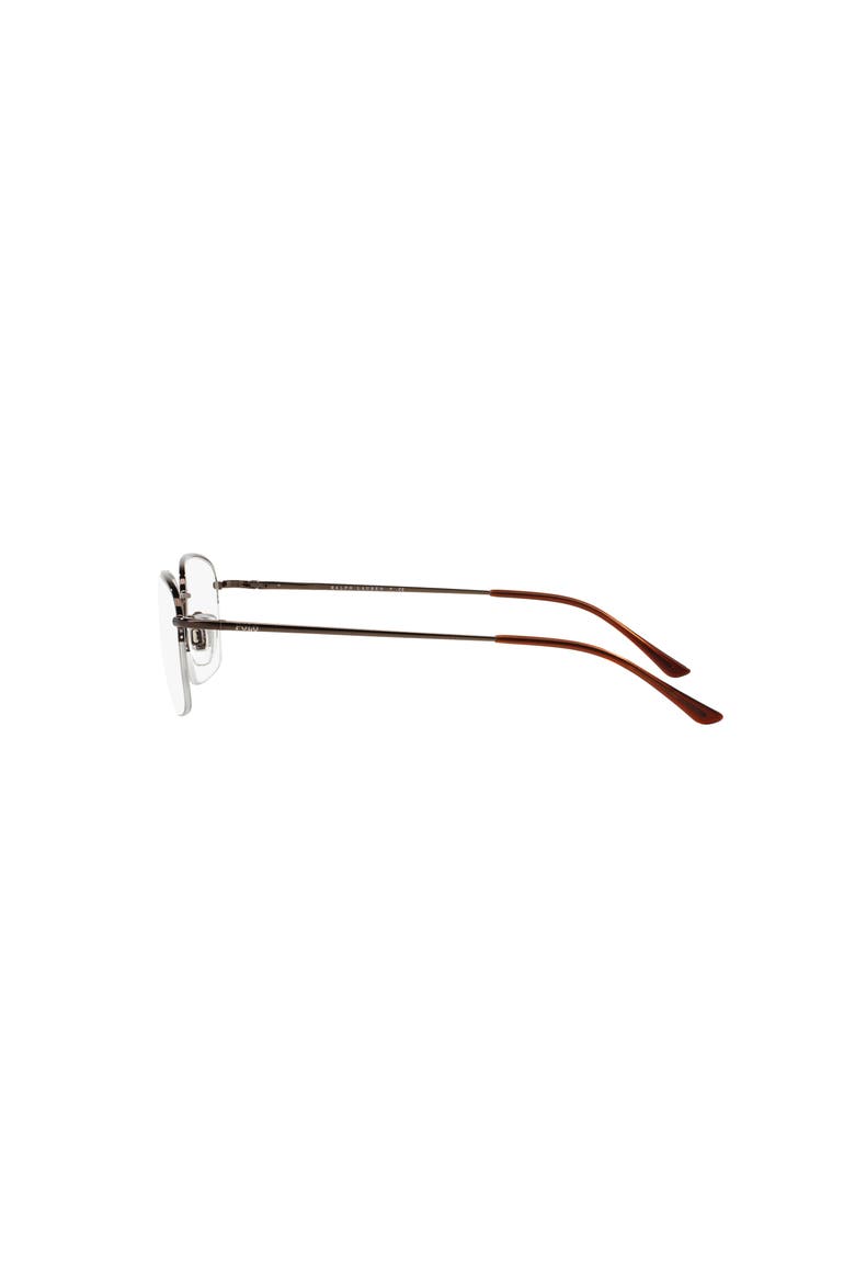 53mm Square optical glasses, Alternate, color, Brown