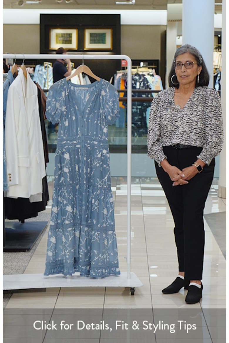 Kathryn Lace Trim Cotton Midi Shirtdress video