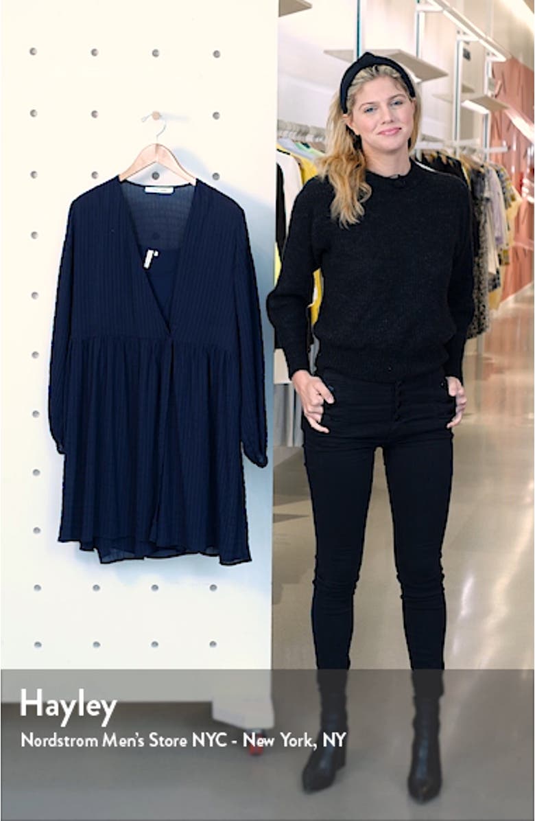 Jolie Long Sleeve Oversize Dress, sales video thumbnail