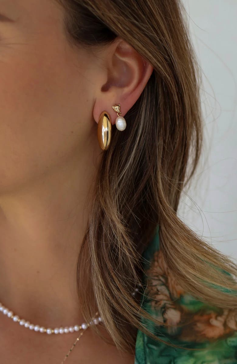 MIRANDA FRYE Margot Chunky Drop Earrings, Alternate, color, Gold