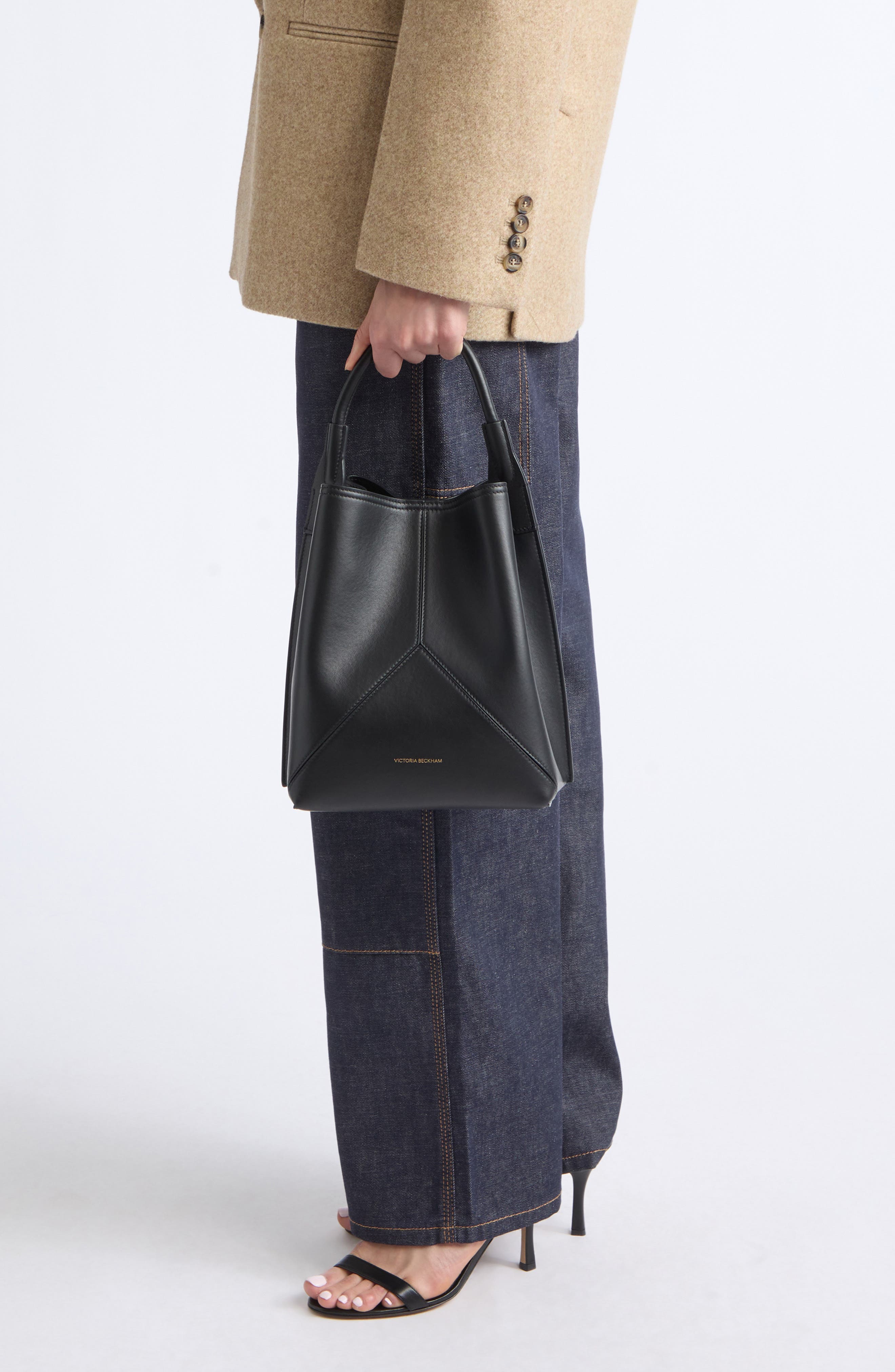 Victoria Beckham Victoria Leather Bucket Bag (Women) | Nordstrom