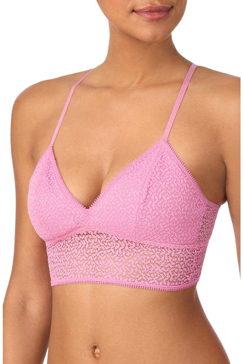 Modern Lace Longline Bralette, Alternate, color, CASHMERE ROSE