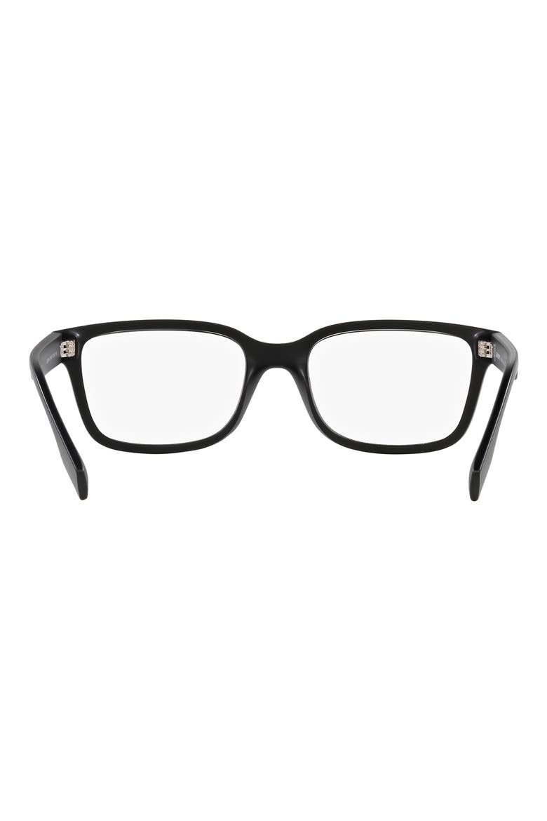 Charlie 55mm Square Optical Glasses, Alternate, color, MATTE BLACK
