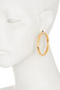 HMY JEWELRY Thick Hoop Earrings 40mm