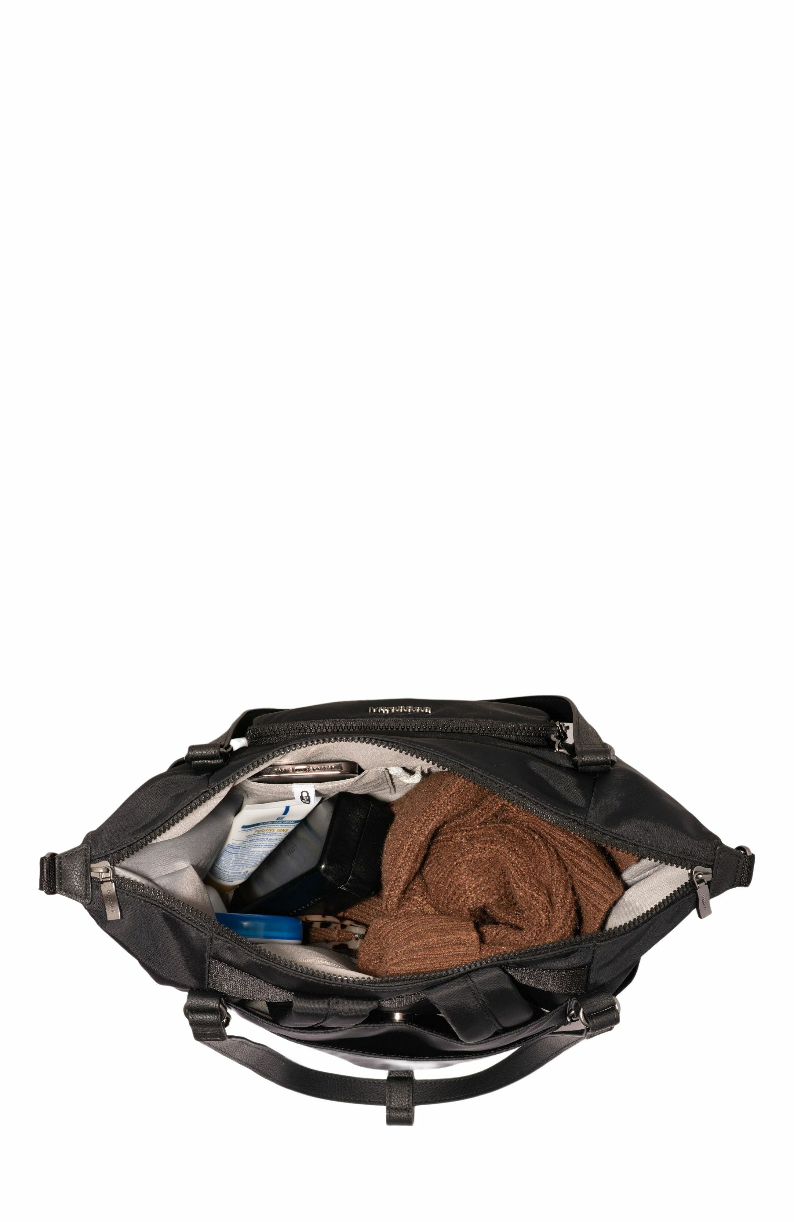 BAGGALLINI Nolita Small Convertible Backpack, Alternate, color, Black Twill