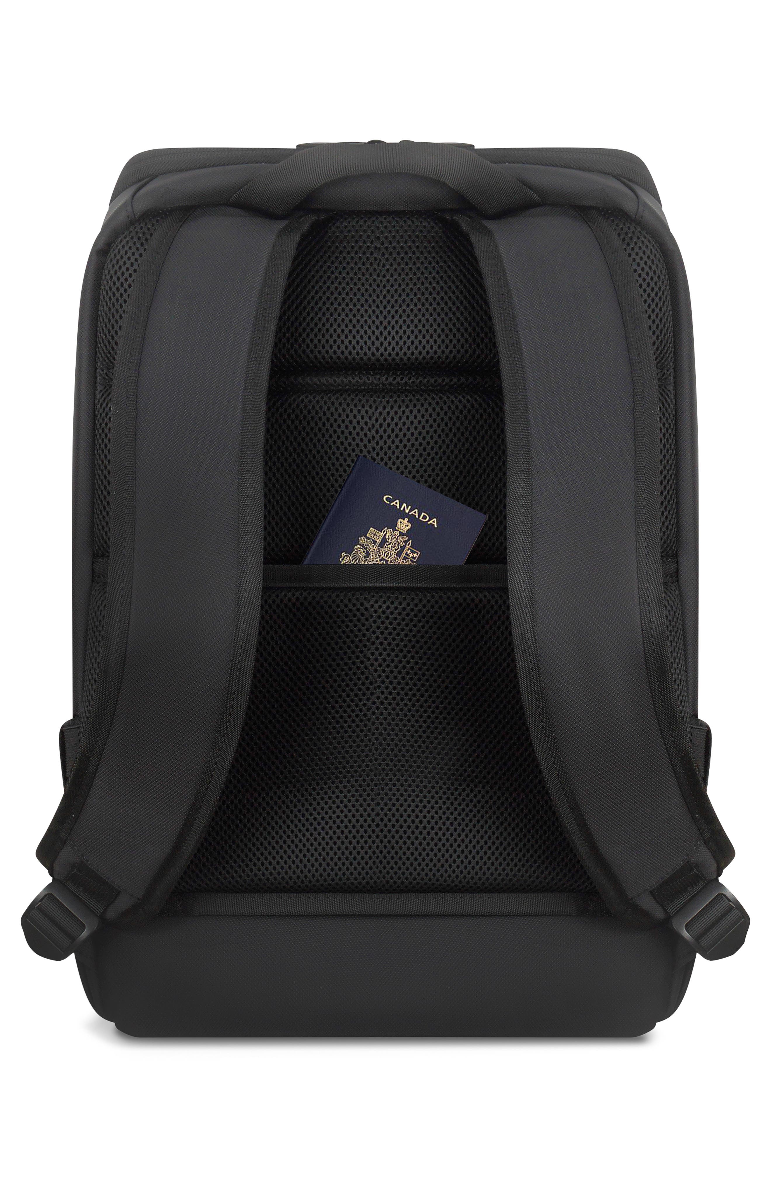 CHAMPS Waterproof Laptop Backpack, Alternate, color, Black