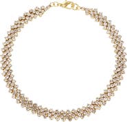 Adornia Crystal Curb Chain Anklet