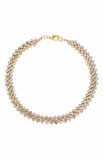 Crystal Curb Chain Anklet