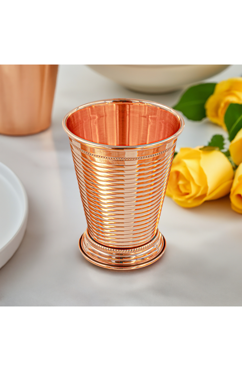 Prince of Scots Fluted Copper Julep, Alternate, color, Copper