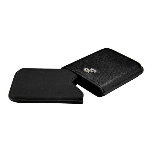 Philipp Molded Card Case In Black