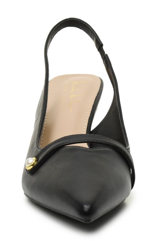 NICOLE MILLER NICOLE MILLER POINTED TOE SLINGBACK PUMP