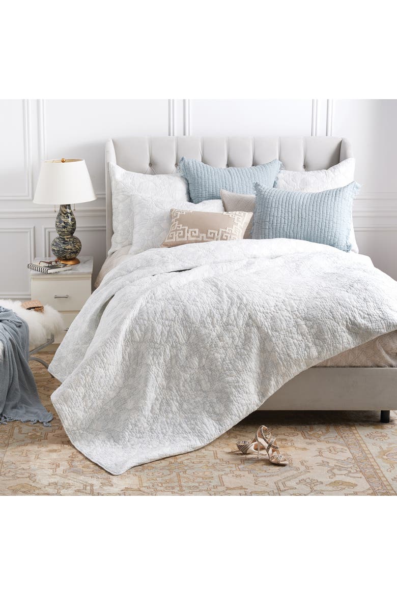 Paloma Cotton Standard Sham 20" x 26", Alternate, color, Off-White