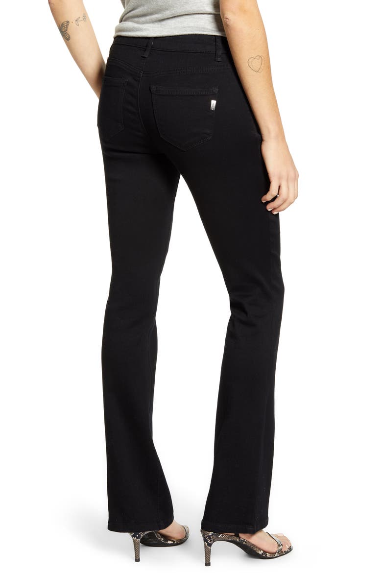 Butter Slim Fit Bootcut Jeans, Alternate, color, BLACK