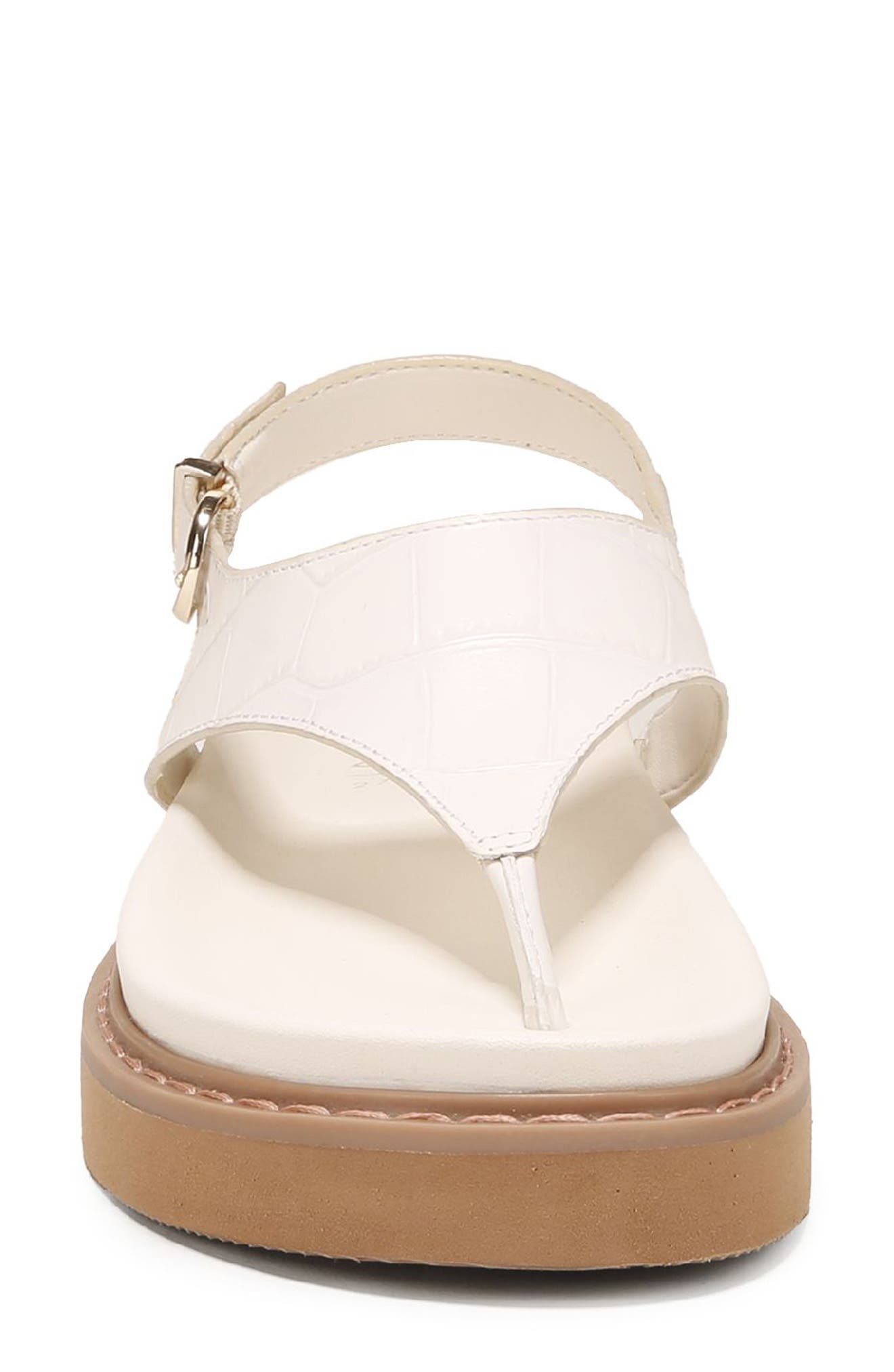 Laurel Slingback Platform Sandal, Alternate, color, WARM WHITE CROC EMBOSSED