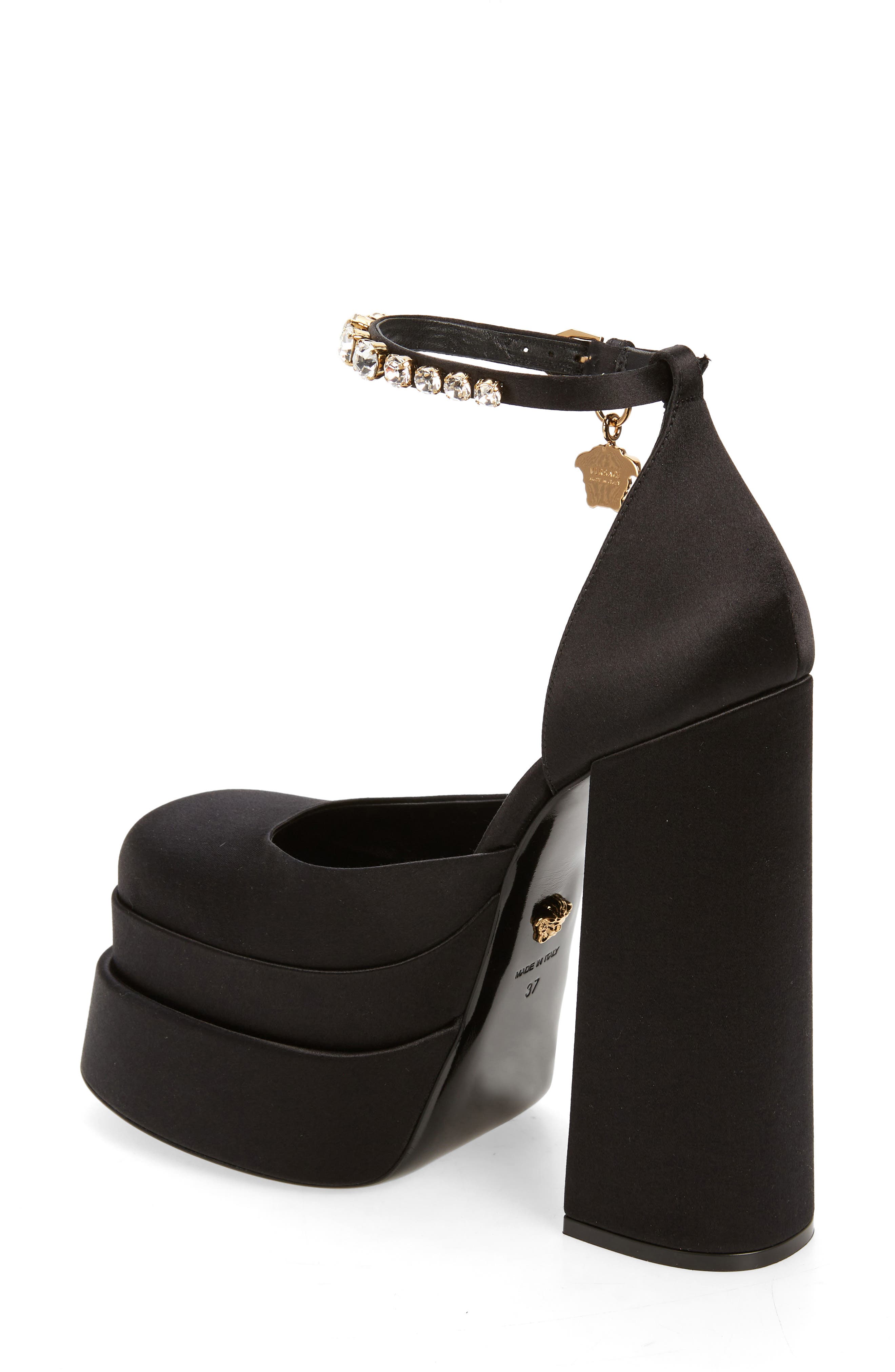 Versace Medusa Platform Pump, Alternate, color, 