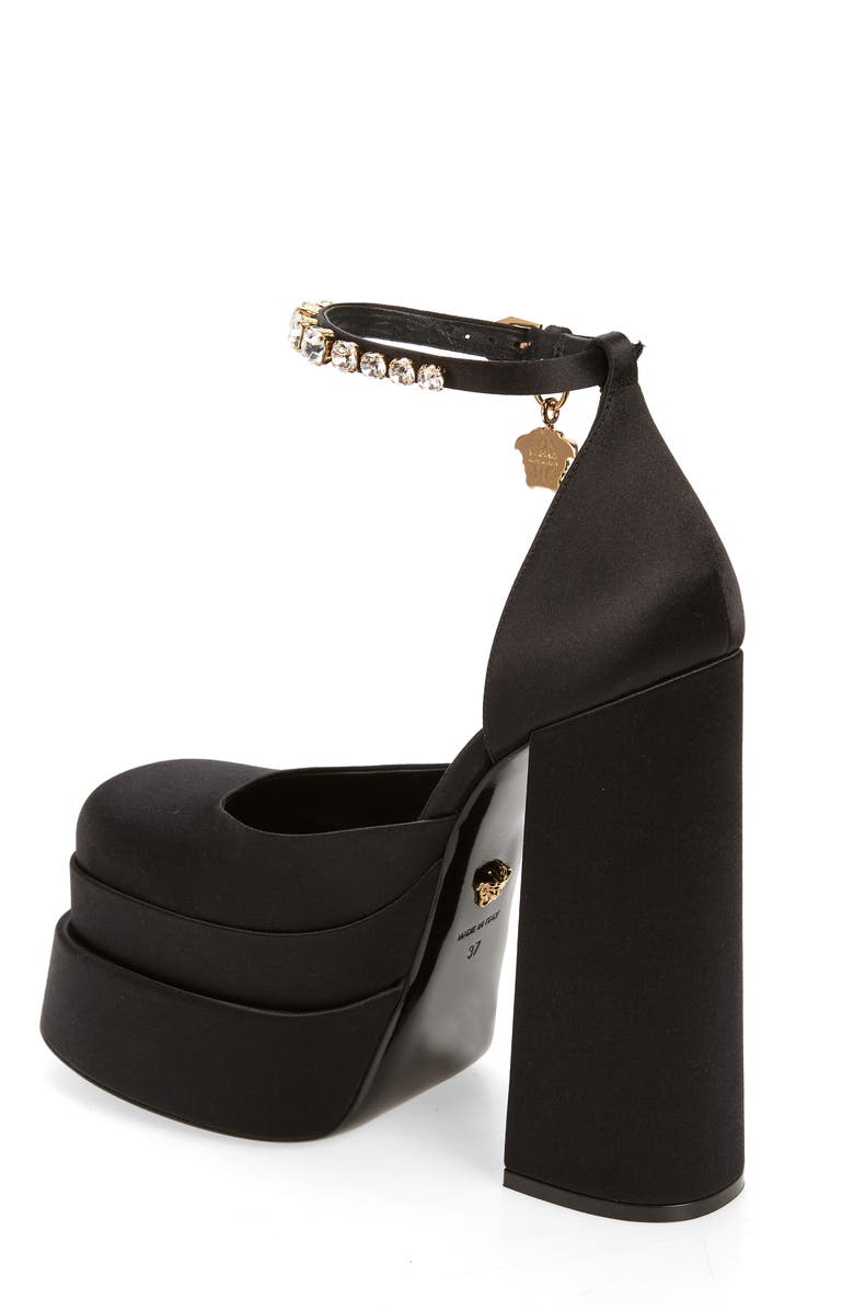 Versace Medusa Platform Pump, Alternate, color,