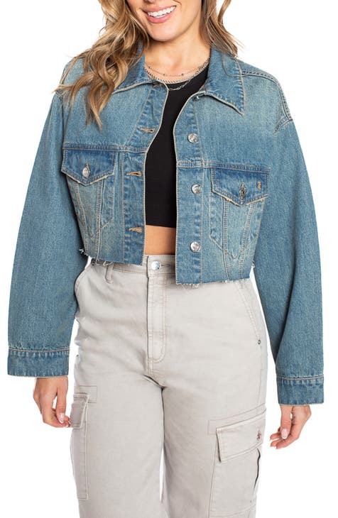 Logo Cutoff Trucker Jacket