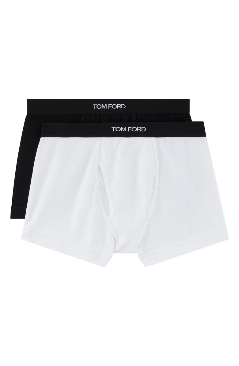 TOM FORD 2-Pack Cotton Jersey Boxer Briefs, Main, color, 