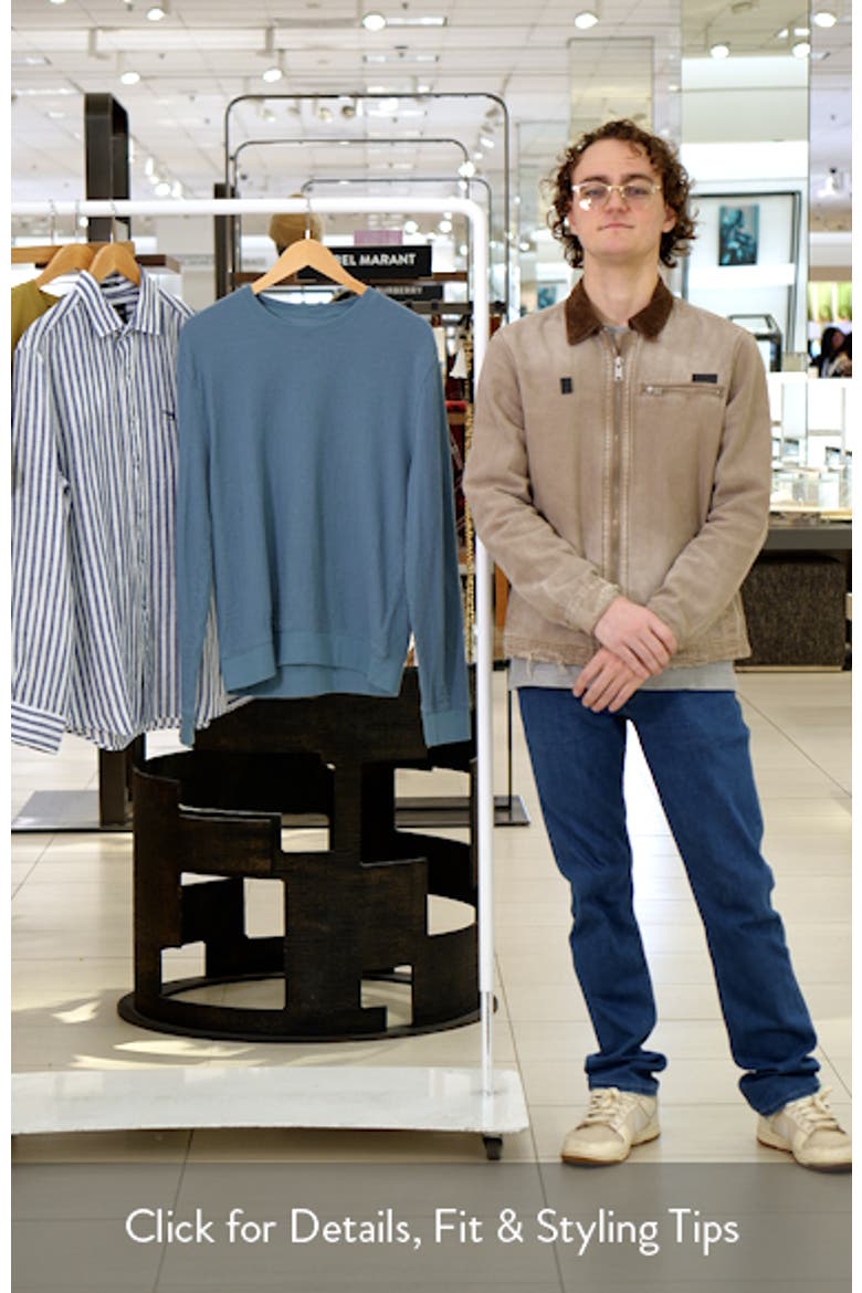 Rib Crinkle Cotton Sweatshirt video