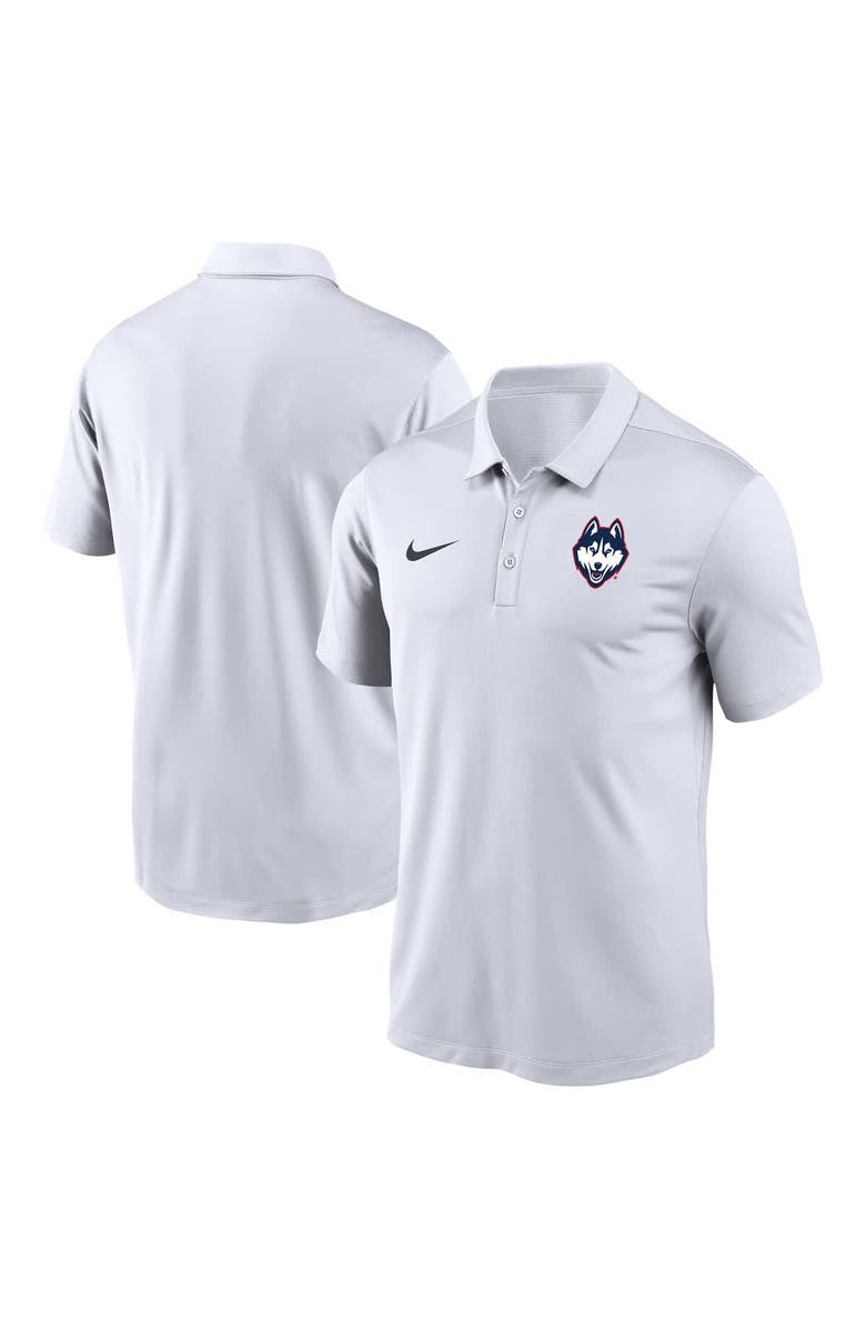 Nike Men's Nike White UConn Huskies Victory Solid Performance Polo, Main, color, White