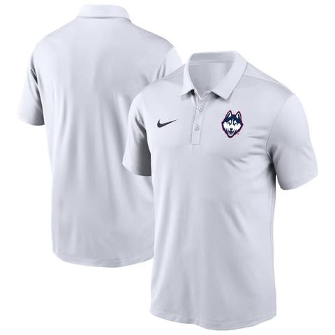 Men's Nike White UConn Huskies Victory Solid Performance Polo