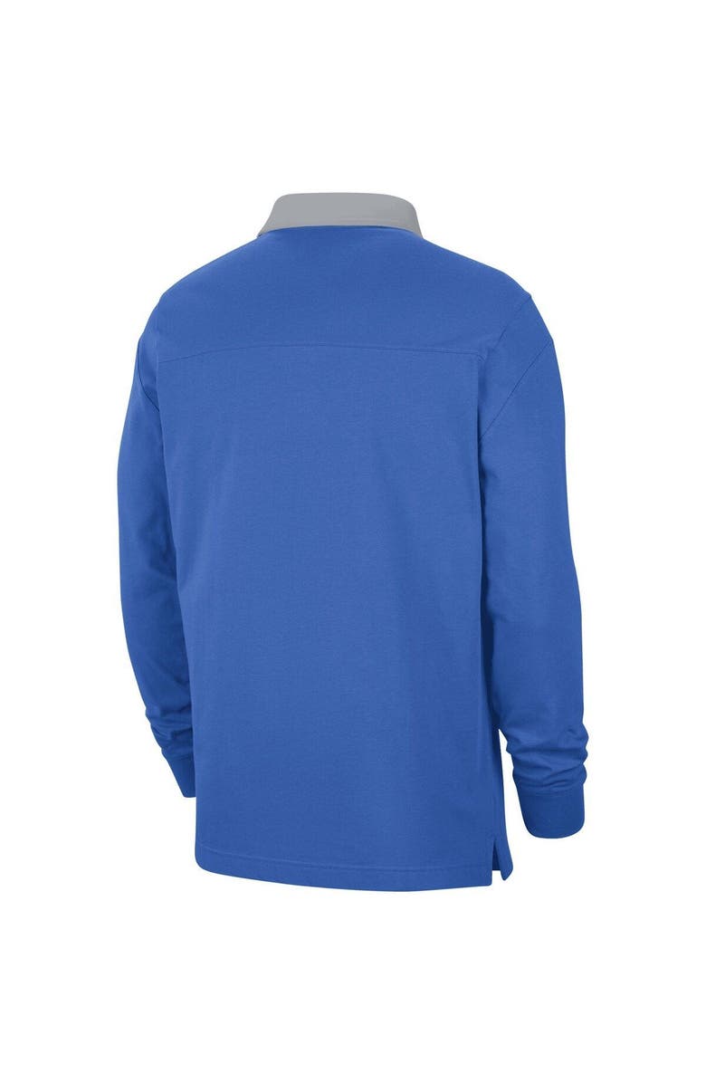 Nike Men's Nike Blue UCLA Bruins Striped Long Sleeve Polo, Alternate, color, 