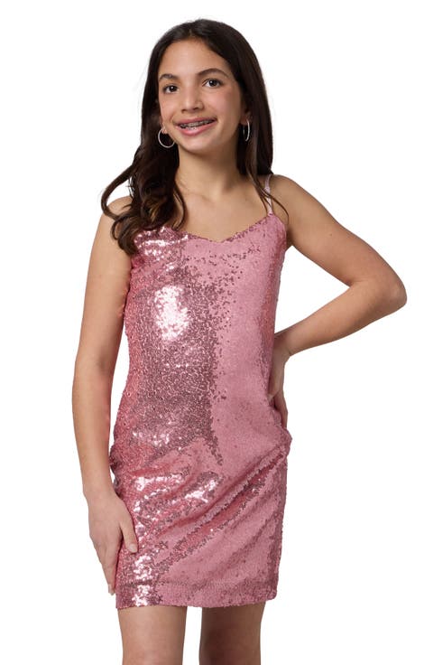 Sequin Mini Dress (Big Kid)