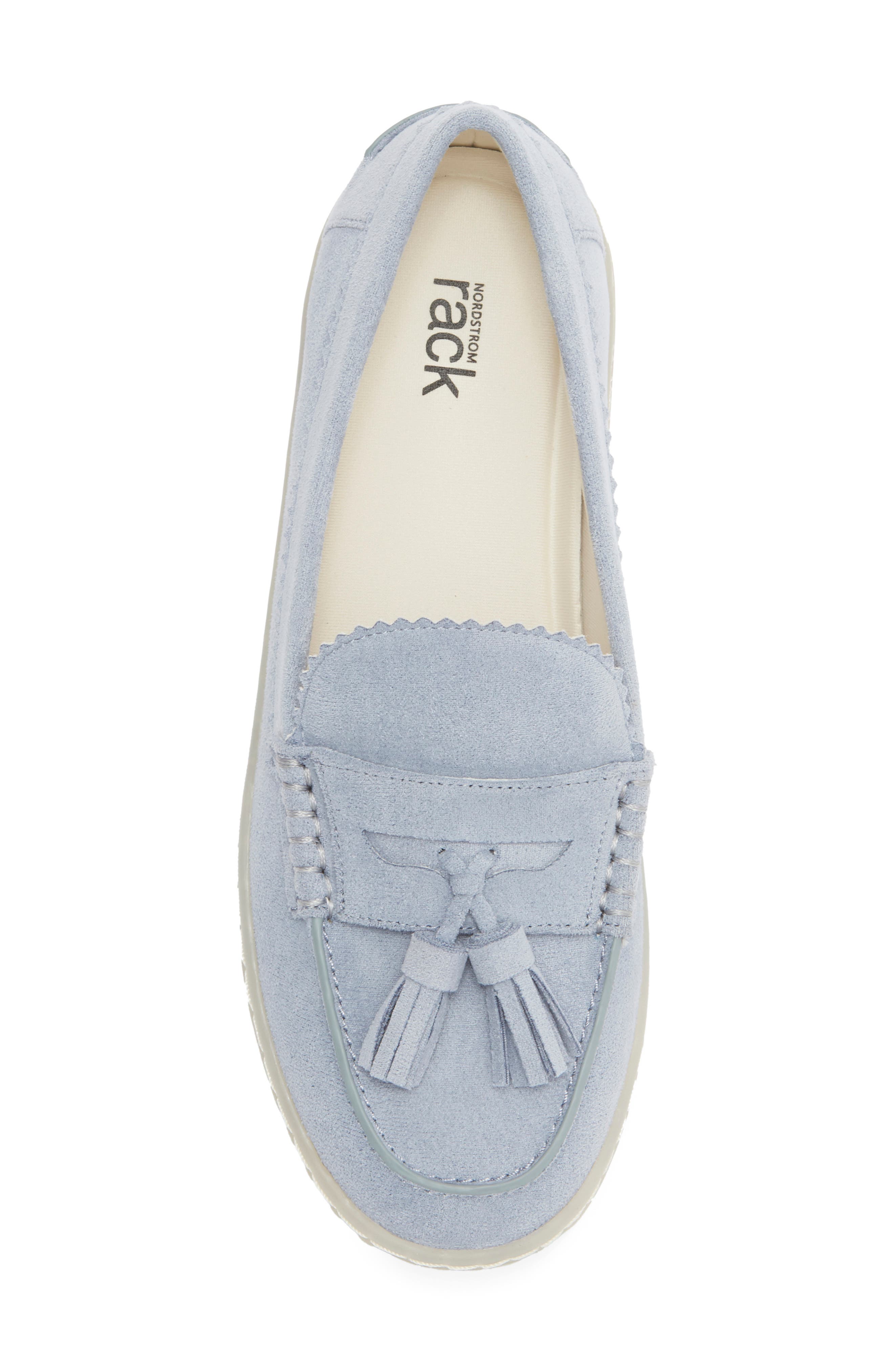 Jazzy Tassel Loafer, Alternate, color, BLUE LIGHT