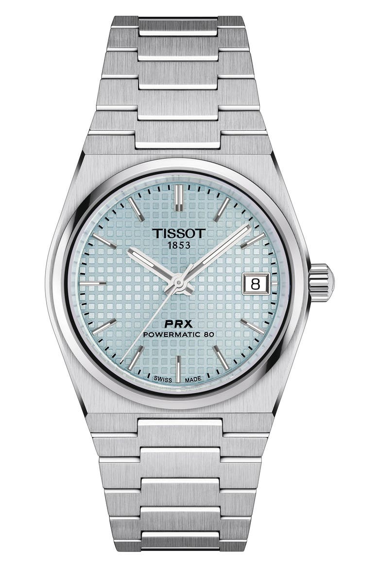 PRX Powermatic 80 Bracelet Watch, 35mm, Main, color, GREY