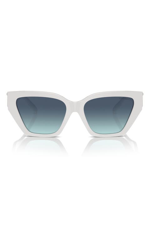 太目フレームが オシャレな ≪Tiffany&Co≫ キャットアイレンズ キャットアイ ブラック（黒）系 Tiffany & Co(ティファニー