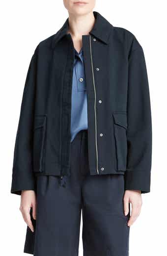 Vince Stretch Cotton Utility Jacket