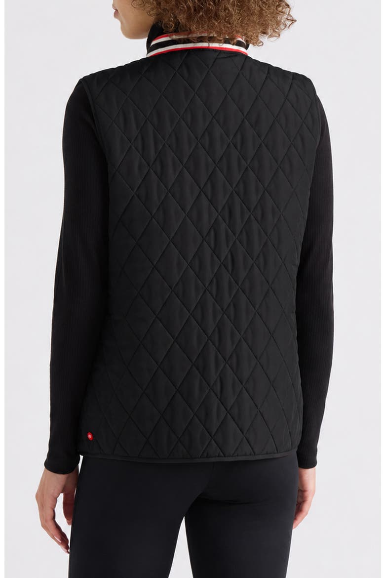 Becky Quilted Vest, Alternate, color, BLACK