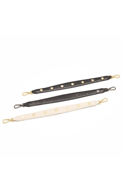 Hammitt Rivet Leather Bag Strap In Black