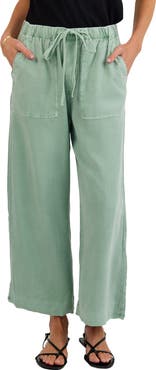 Bella Dahl Easy Pocket Crop Wide Leg Pants