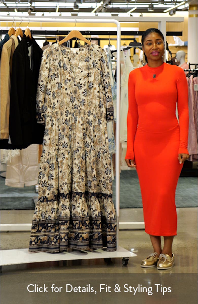 Floral Cotton Maxi Dress, sales video thumbnail