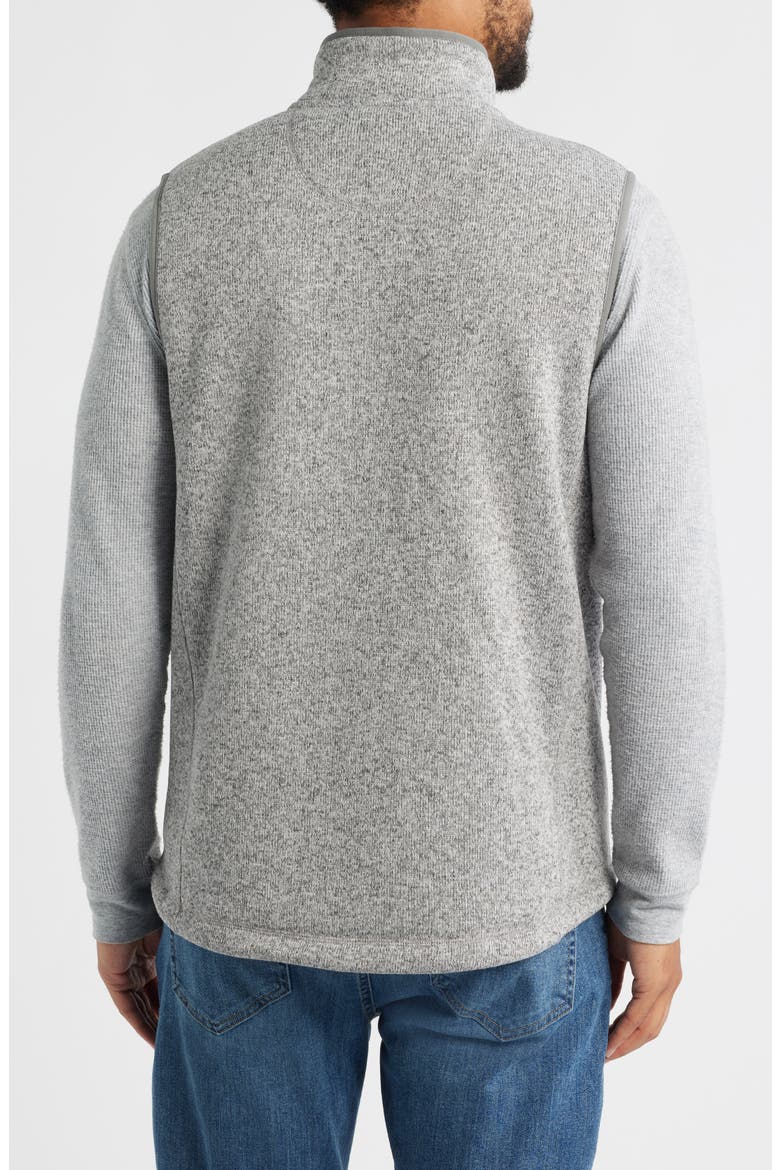 Sweater Fleece Vest, Alternate, color, GREY HEATHER