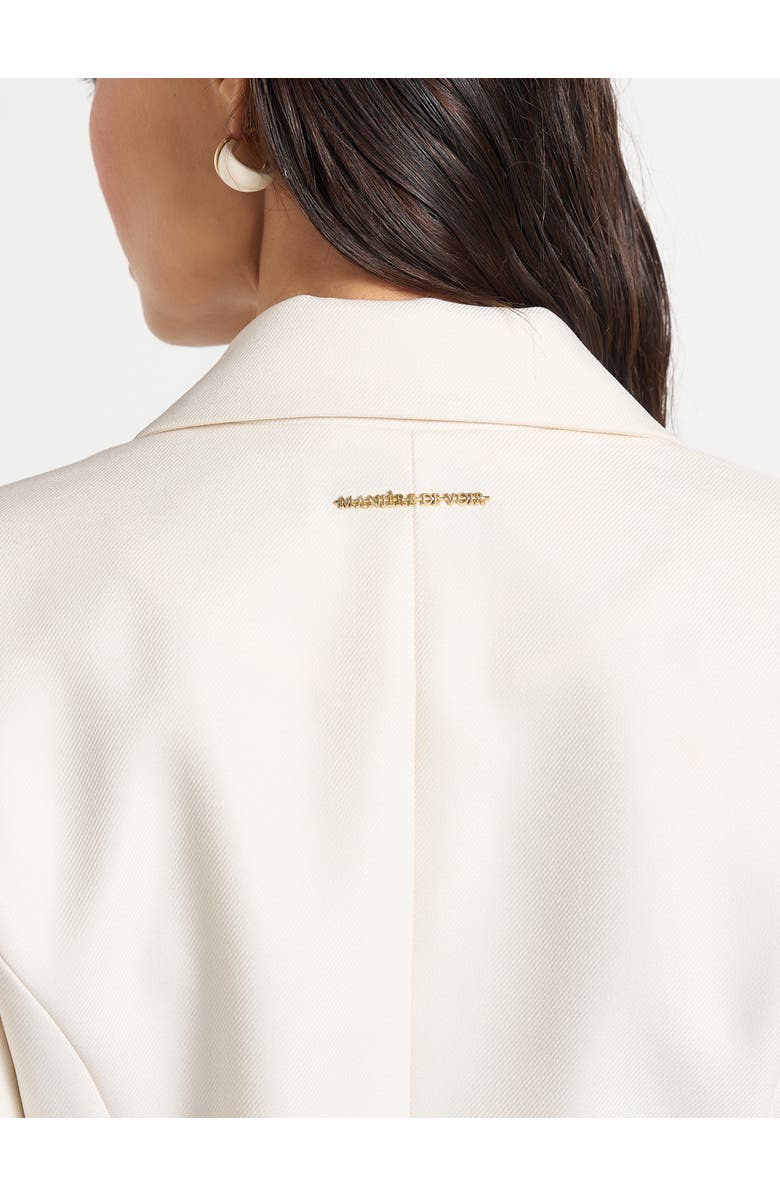 Manière De Voir Daphina Tailored Jacket, Alternate, color, Off White