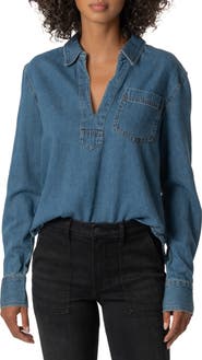 KUT from the Kloth Iris Pullover Denim Shirt