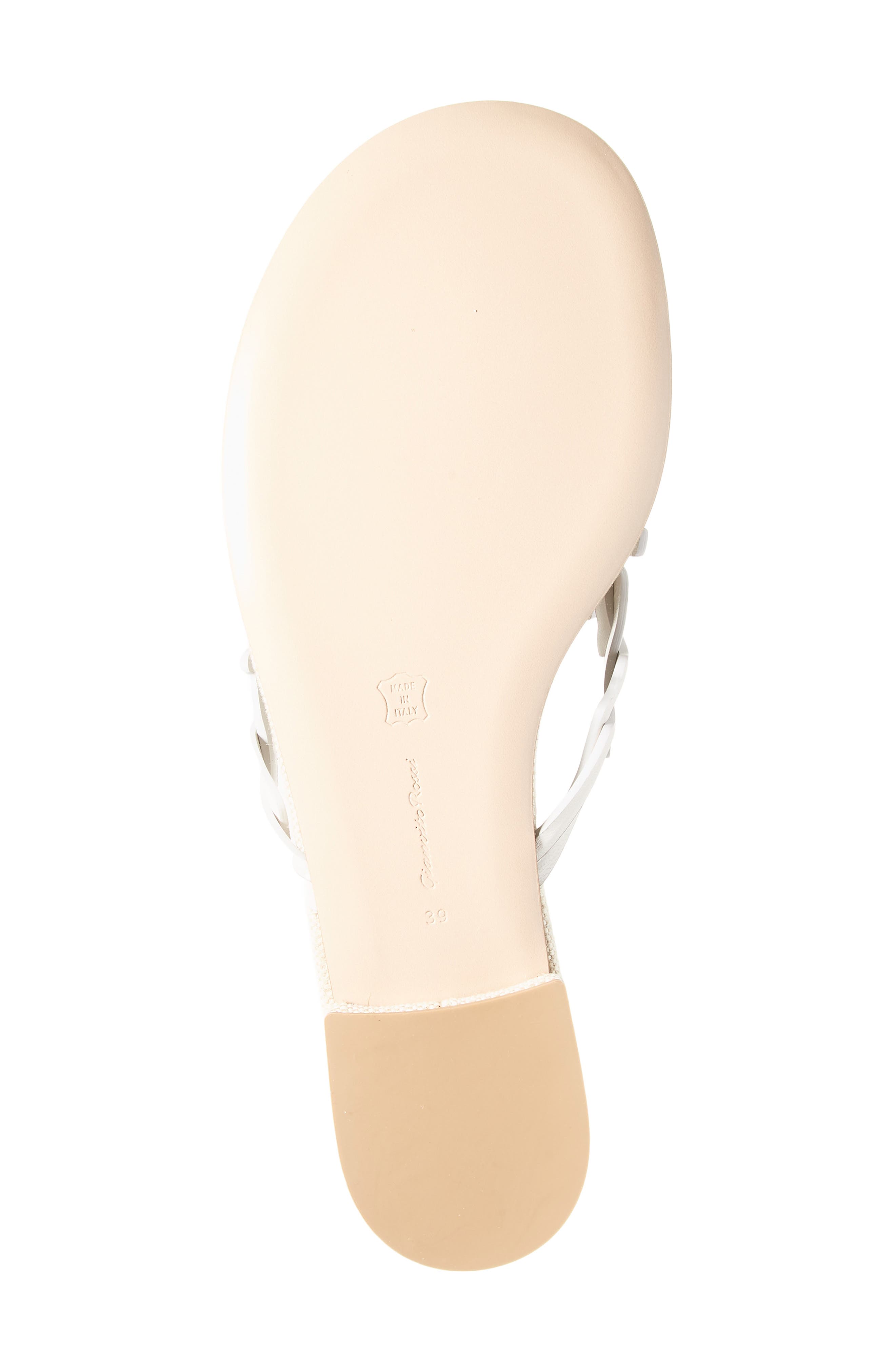 Gianvito Rossi Paros Sandal, Alternate, color, Offwhite Naturale