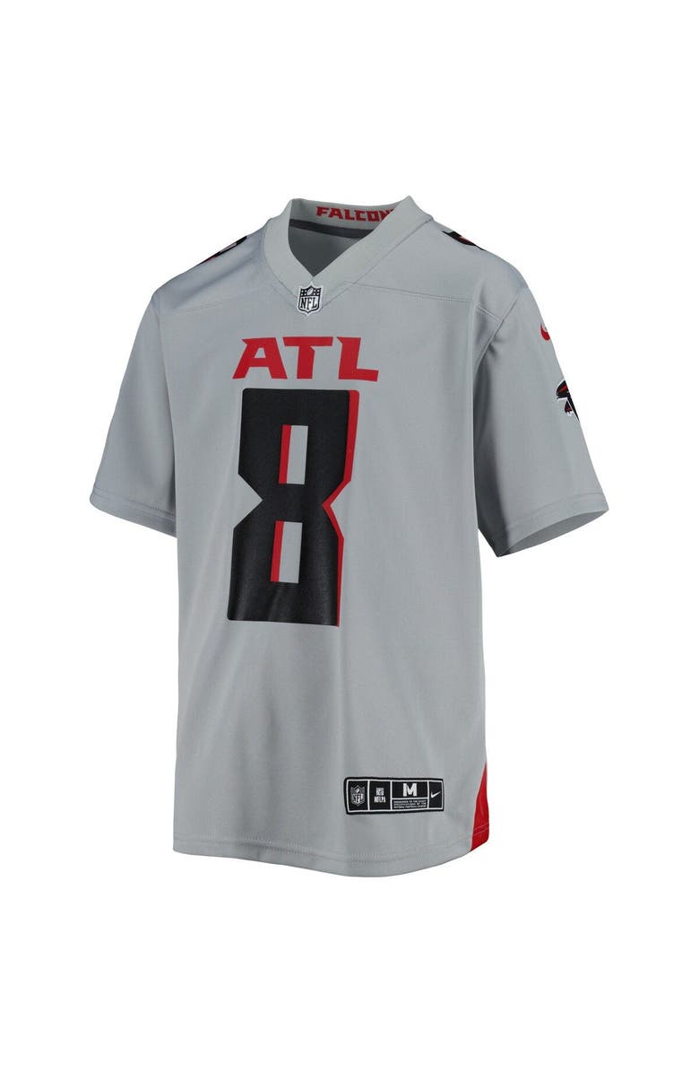 Nike Youth Nike Kyle Pitts Gray Atlanta Falcons Inverted Game Jersey, Alternate, color, Gray