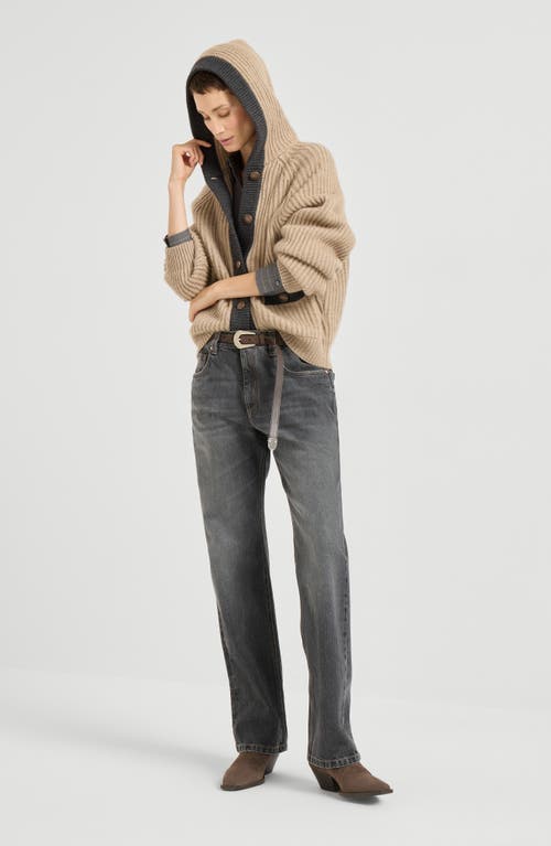 Brunello Cucinelli Authentic Denim Trousers In Gray