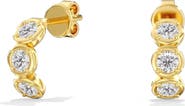 Everlee Aura Round Lab Diamond Stuggies in 14K Gold