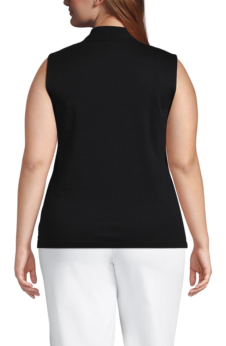 Lands' End Supima Cotton Polo, Alternate, color, Black