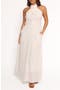 Betsy Halter Neck Cotton Maxi Dress