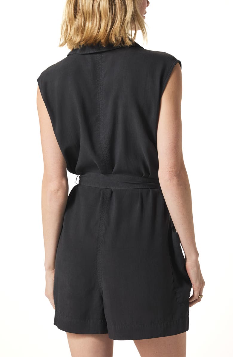 Splendid Alessi Sleeveless Belted Romper, Alternate, color,