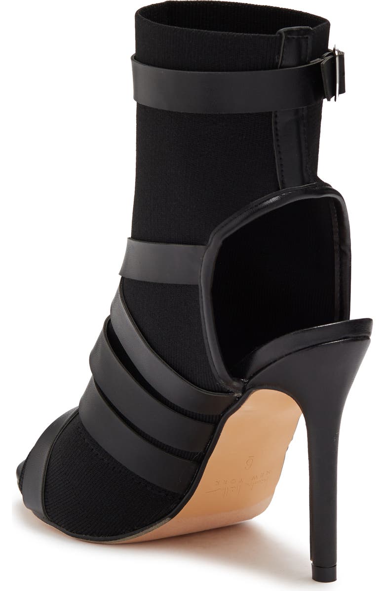Nicole Miller Open Toe Buckle Bootie, Alternate, color,