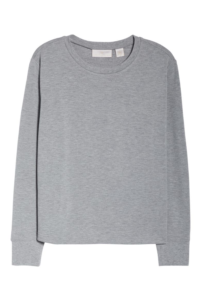 Fleece Pullover, Alternate, color, GREY MEDIUM HEATHER
